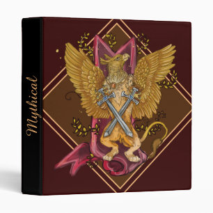Classeur Mystic Griffin avec des épées
