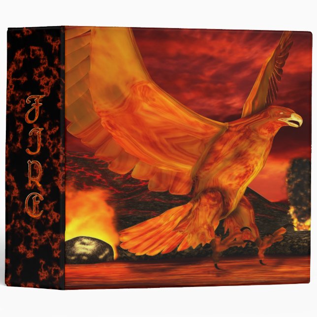 Classeur Myth Series 3 Phoenix Fire. (Devant/Côté)