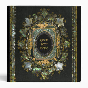 Classeur Nacre antique de monogramme
