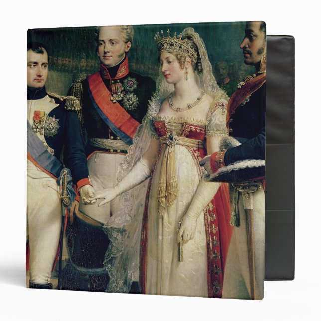 Classeur Napoleon Bonaparte recevant la Reine Louisa (Devant/Intérieur)