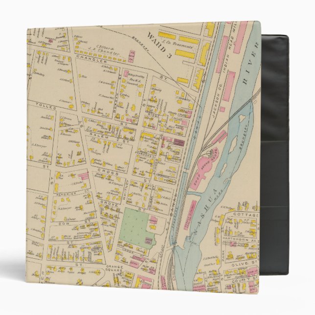 Classeur Nashua, Ward 25 (Devant/Intérieur)