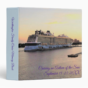 Classeur Nassau Harbour Daybreak Custom Cruise Memory Book