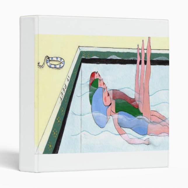 Classeur Natation synchronisée (Devant/Côté)