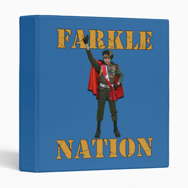Classeur Nation Farkle (Devant/Côté)