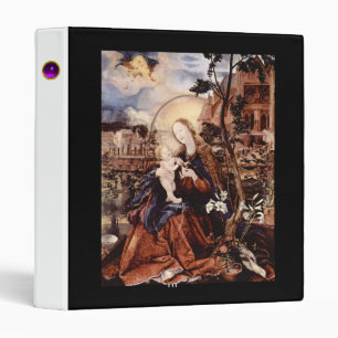 CLASSEUR NATIVITÉ AVEC DES LILLES BLANCHES - MAGIE DE NOËL