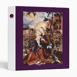 CLASSEUR NATIVITÉ AVEC DES LILLES BLANCHES - MAGIE DE NOËL