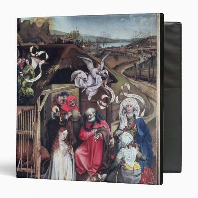 Classeur Nativité, c.1425 (Devant/Intérieur)