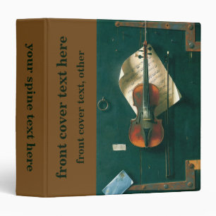 Classeur Nature morte à la vieille guitare de William Micha