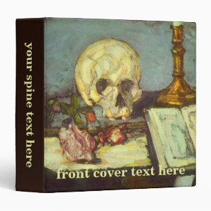 Classeur Nature morte avec crâne, bougie, livre de Paul Cez