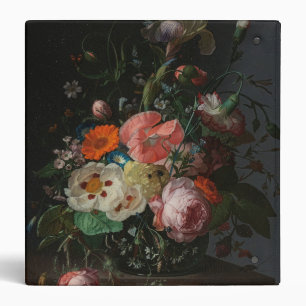 Classeur Nature morte de maître hollandais vintage Rachel R