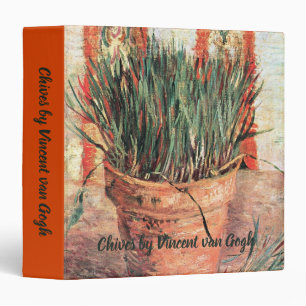 Classeur Nature morte Pot de fleurs avec ciboulette par Vin