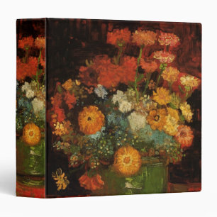 Classeur Nature morte Vase avec Zinnias par Vincent van Gog