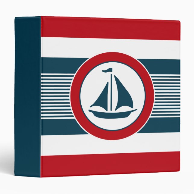 Classeur Nautical design (Devant/Côté)