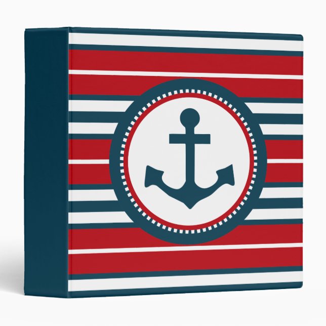 Classeur Nautical design (Devant/Côté)