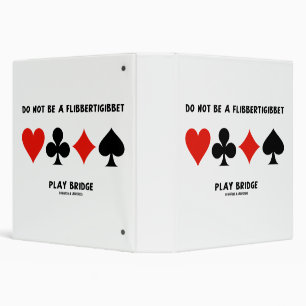 Classeur Ne Pas Être Un Pont De Jeu Flibbertigibbet