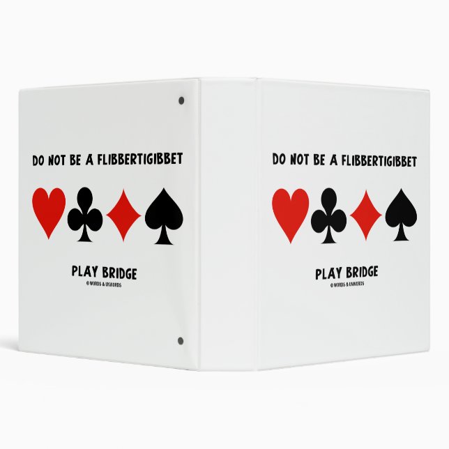 Classeur Ne Pas Être Un Pont De Jeu Flibbertigibbet (Arrière-plan)