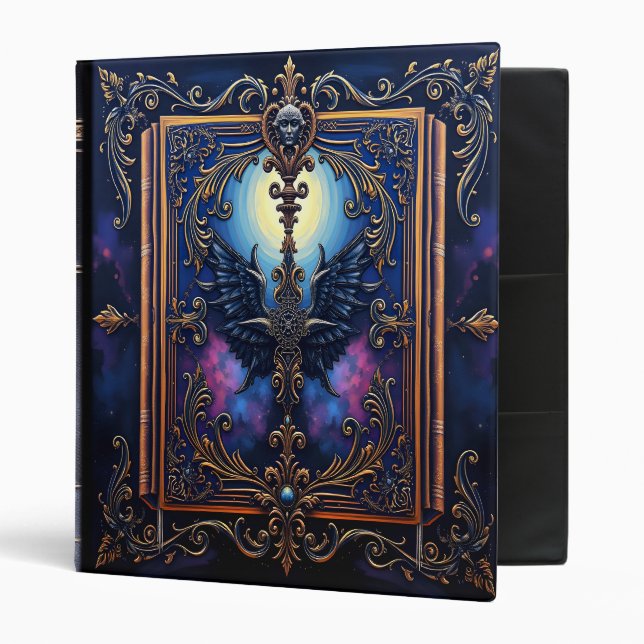 Classeur Nebula Angélique Imaginaire peinture à l'huile Alb (Devant/intérieur)