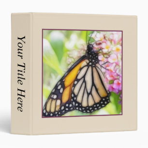 Classeur Nectar sirotant de papillon de monarque