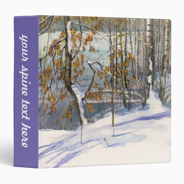 Classeur Neige (Devant/Côté)