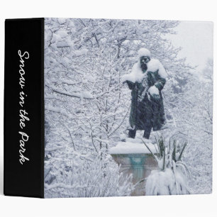 Classeur Neige dans le parc (2po)