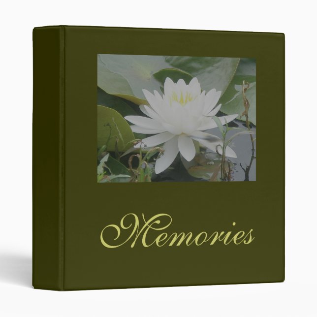 Classeur nénuphar (Devant/Côté)