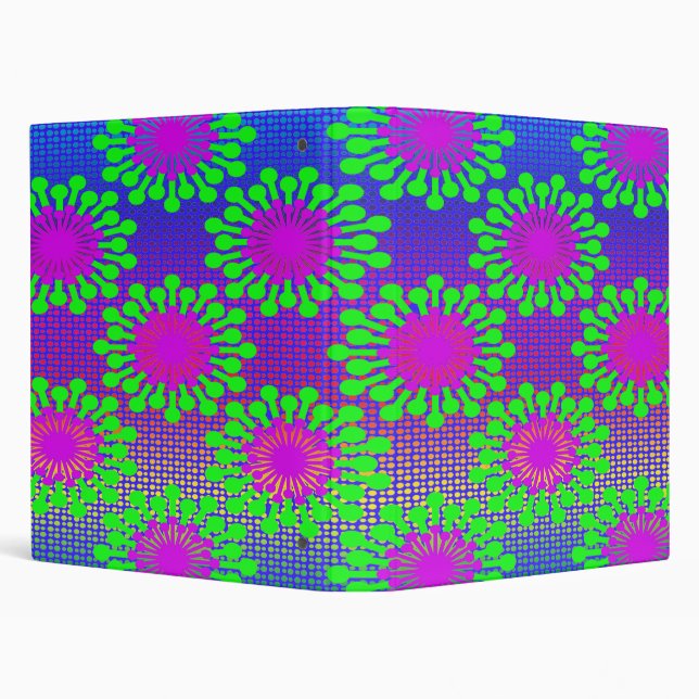 Classeur Neon FLowers (Arrière-plan)