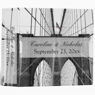 Classeur New York Mariage NYC Brooklyn Bridge