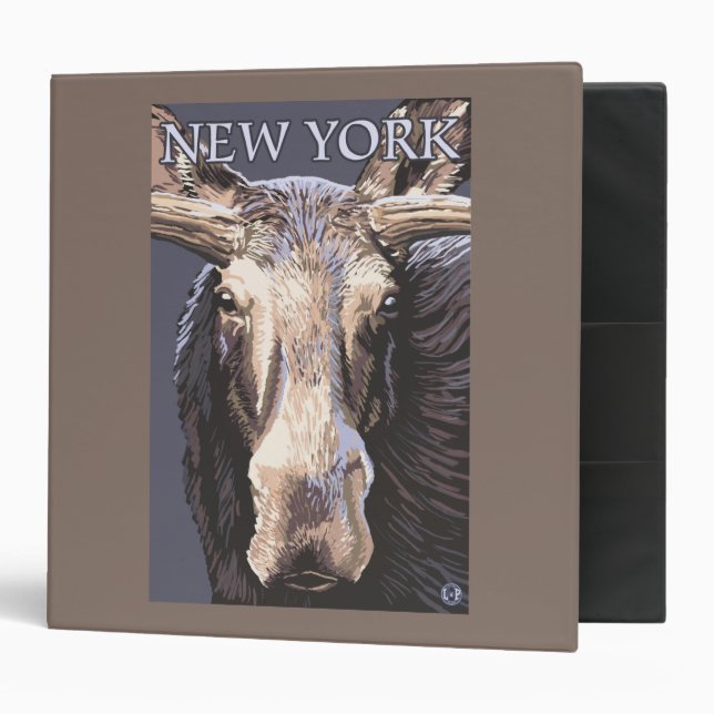 Classeur New YorkMoose près (Devant/intérieur)