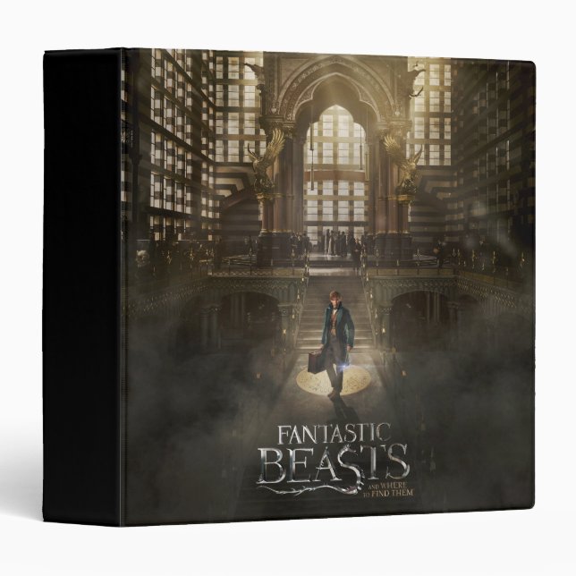 Classeur NEWT SCAMANDER™ au siège de MACUSA™ (Devant/Côté)