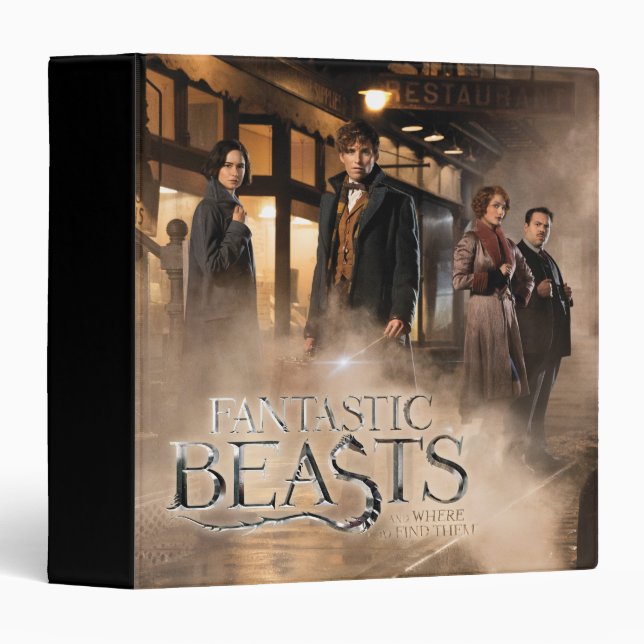 Classeur NEWT SCAMANDER™ & Co. à la gare (Devant/Côté)