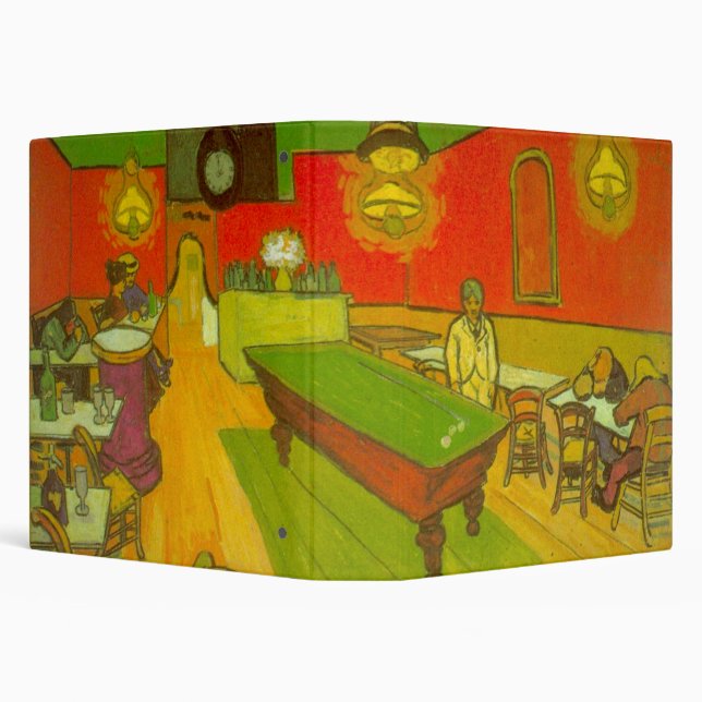 Classeur Night Cafe par Vincent van Gogh (Arrière-plan)