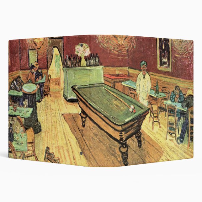 Classeur Night Cafe, Place Lamartine par Vincent van Gogh (Arrière-plan)