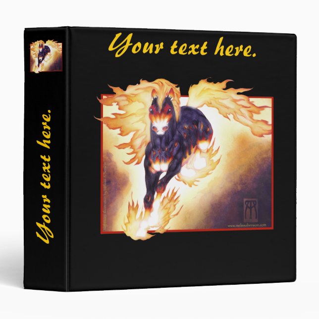 Classeur Nightmare Alpha Art (Devant/Côté)