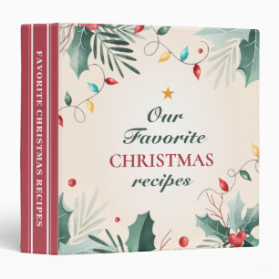 Classeur Noël Accueil Chef Recette Album Cuisine livre de c