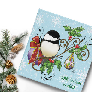 Classeur Noël de poulet d'hiver