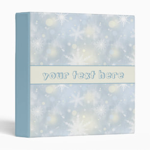 Classeur noël, design, blanc, flocons de neige, léger, gris