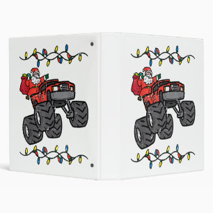 Classeur Noël Père Noël Monster Camion Garçons Enfants Enfa