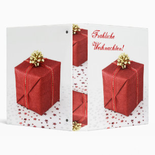 Classeur Noël présente Frohliche Weihnachten Rouge I
