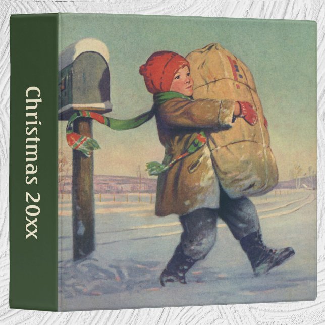 Classeur Noël Vintage, Enfant avec grand forfait (Créateur téléchargé)