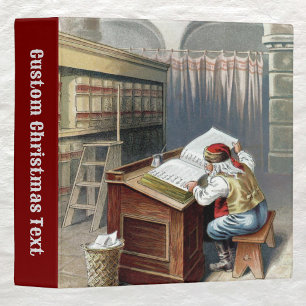 Classeur Noël vintage, Saint Nicolas Mauvais ou Bon Enfant