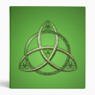 Classeur Nœud celtique de la Trinité verte