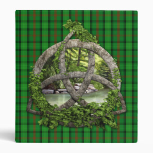 Classeur Noeud de trinité et tartan celtiques de Ross de