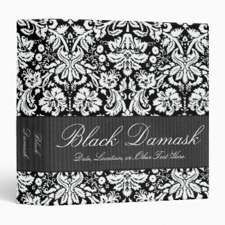 Classeur noir Damask Custom 1,5 pouces