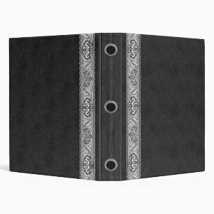 Classeur noir de concepteur de denim de toile