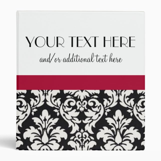 Classeur Noir et blanc (Devant)