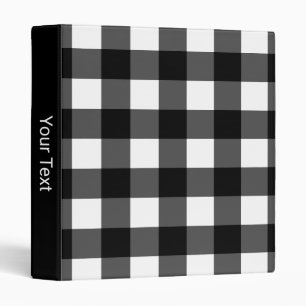 Classeur noir et blanc du contrôle 3-Ring de