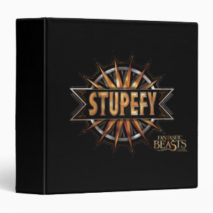 Classeur Noir & Or Stupefy Spell Graphisme