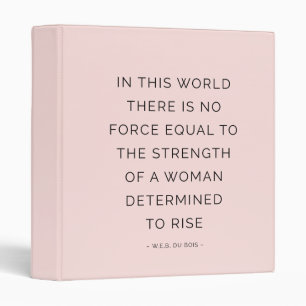Classeur Noir rose de inspiration de citations de femme