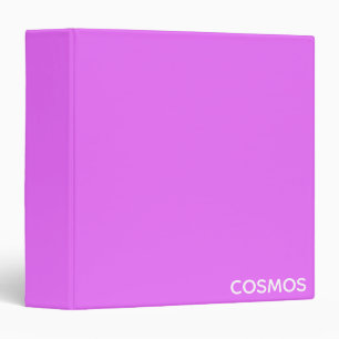Classeur nom de couleur violette Cosmos