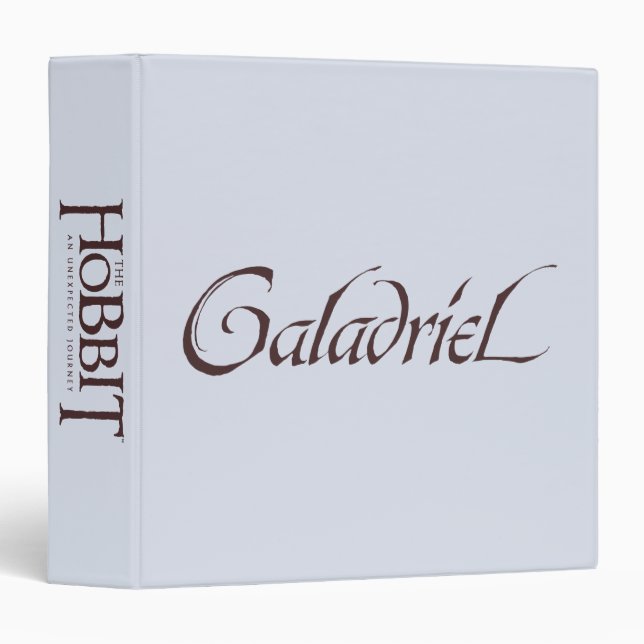 Classeur Nom de Galadriel solide (Devant/Côté)